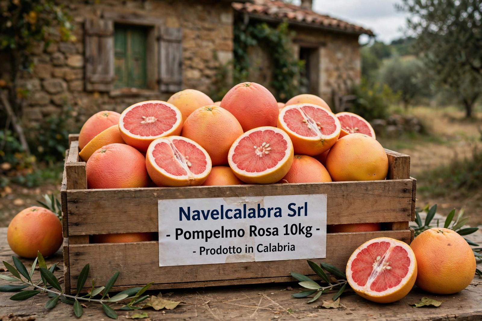 Pompelmi rosa freschi